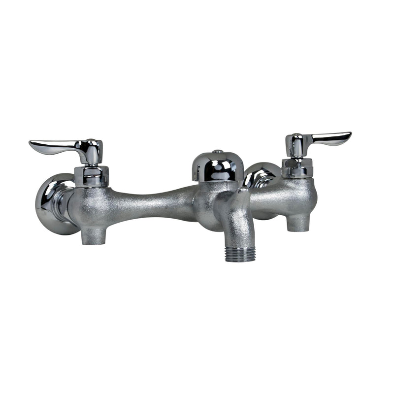 Wall-Mount Service Sink Faucet With 3-Inch Vacuum Breaker Spout