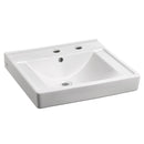 Decorum® Wall-Hung EverClean® Sink With Center Hole Only and Extra Right-Hand Hole