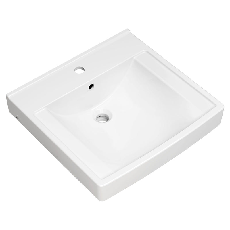 Decorum® 21 x 20-1/4-Inch (533 x 514 mm) Wall-Hung EverClean® Sink With Center Hole Only