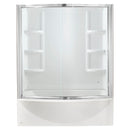 Saver 60" Bypass Tub Door, Clear