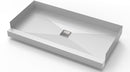 30inx 60in Stainless Steel Shower Base with Tile Insert