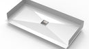 30inx 60in Stainless Steel Shower Base with Tile Insert