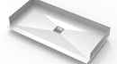 30inx 60in Stainless Steel Shower Base with Tile Insert