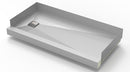 30inx 60in Stainless Steel Shower Base with Tile Insert