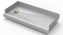 30inx 60in Stainless Steel Shower Base with Tile Insert