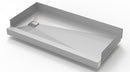 30inx 60in Stainless Steel Shower Base with Tile Insert
