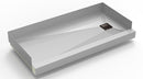 30inx 60in Stainless Steel Shower Base with Tile Insert