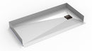 30inx 60in Stainless Steel Shower Base with Tile Insert