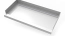 30inx 60in Stainless Steel Shower Base with Tile Insert Linear Drain