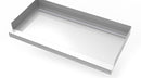 30inx 60in Stainless Steel Shower Base with Tile Insert Linear Drain