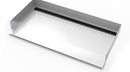 30inx 60in Stainless Steel Shower Base with Wedge Wire Linear Drain