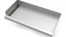 30inx 60in Stainless Steel Shower Base with Wedge Wire Linear Drain