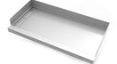 30inx 60in Stainless Steel Shower Base with Slotted Pattern Linear Drain