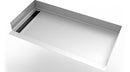 30inx 60in Stainless Steel Shower Base with Tile Insert Linear Drain