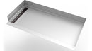 30inx 60in Stainless Steel Shower Base with Tile Insert Linear Drain