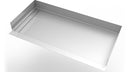 30inx 60in Stainless Steel Shower Base with Tile Insert Linear Drain