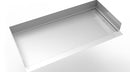 30inx 60in Stainless Steel Shower Base with Slotted Pattern Linear Drain