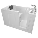 Acrylic Luxury Series 30 x 51-Inch Walk-in Tub With Combination Air Spa and Whirlpool Systems - Right-Hand Drain With Faucet