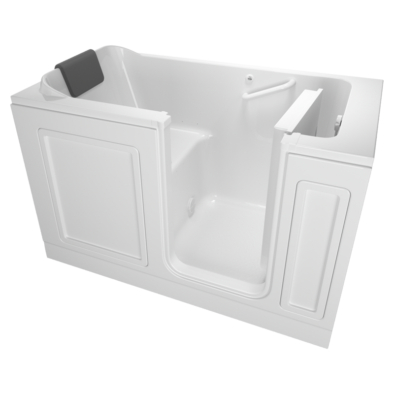 Acrylic Luxury Series 32 x 60-Inch Walk-in Tub With Soaking Bath - Right-Hand Drain With Faucet