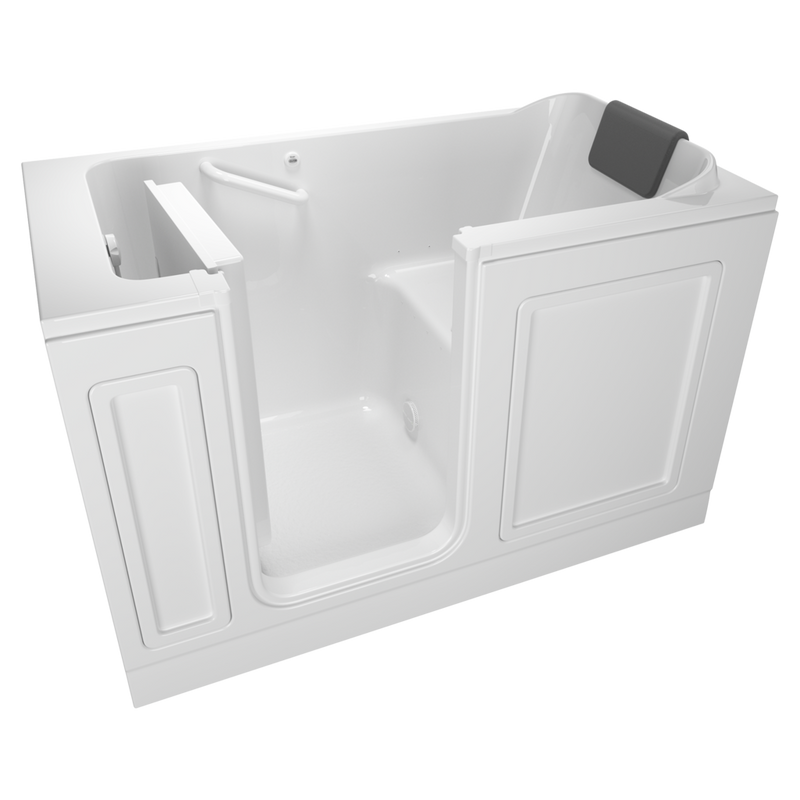 Acrylic Luxury Series 32 x 60-Inch Walk-in Tub With Whirlpool System - Left-Hand Drain With Faucet