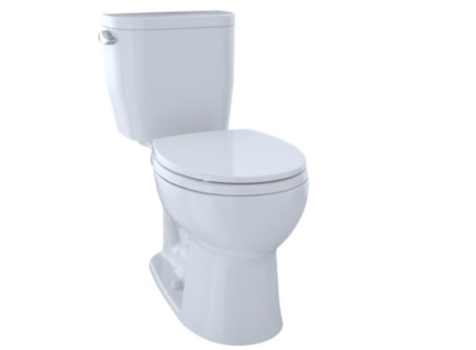 TOTO CST243EF ENTRADA™ CLOSE COUPLED ROUND TOILET 1.28GPF