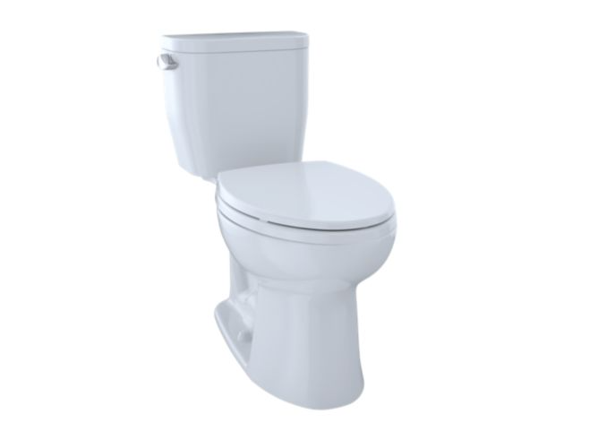 TOTO CST244EF ENTRADA™ CLOSE COUPLED ELONGATED TOILET 1.28GPF