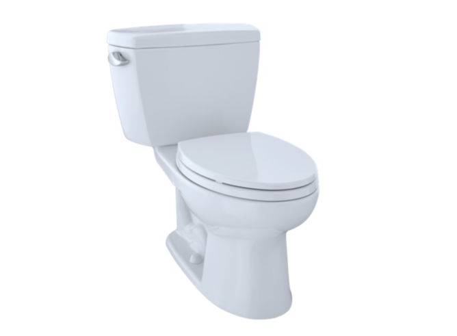 TOTO CST744E(R) ECO DRAKE® TWO-PIECE TOILET, 1.28 GPF, ELONGATED BOWL