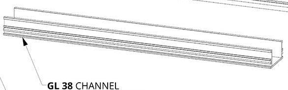 PVC Channel for S-LAG 38/S-LT 38 Series