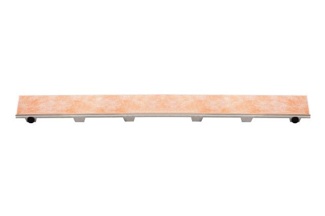 SCHLUTER KERDI-LINE OFFSET OUTLET FRAMELESS TILEABLE GRATE KIT