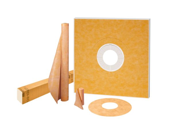 KERDI-SHOWER-KIT 48" X 48" ABS FLANGE 2" (KSK1220ABS)