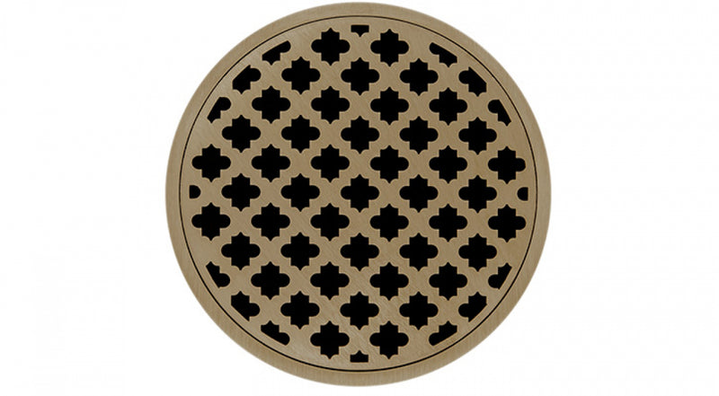 5in Round RMD 5 High Flow Complete Kit with Moor Pattern Decorative Plate, 3in Outlet