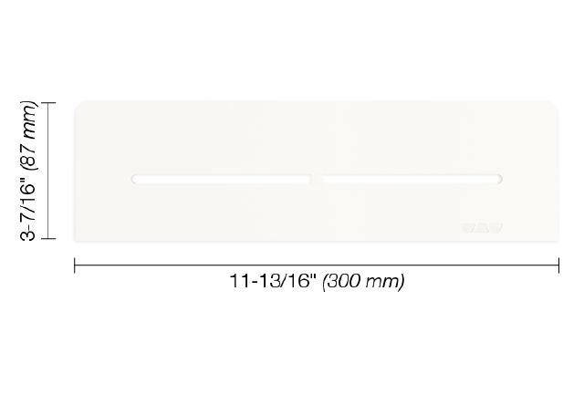 SCHLUTER®-SHELF RECTANGULAR WALL PURE