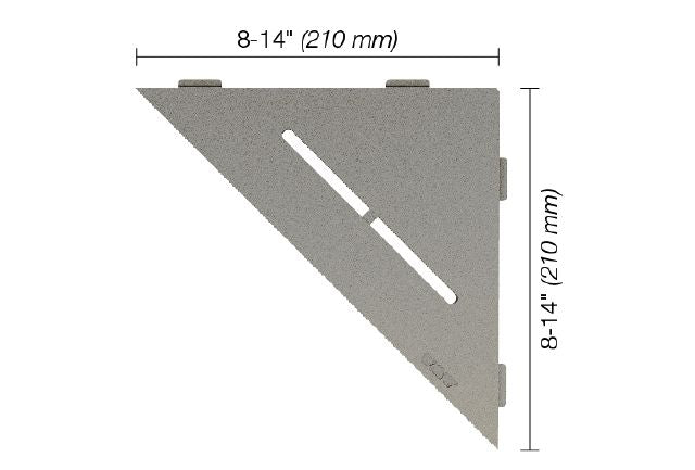 SCHLUTER®-SHELF TRIANGULAR CORNER PURE
