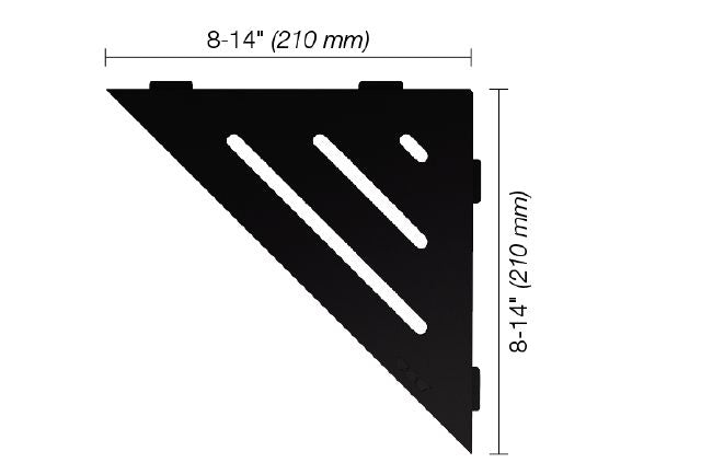 SCHLUTER®-SHELF TRIANGULAR CORNER WAVE