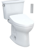 TOTO MW7863056CEFG DRAKE® TRANSITIONAL WASHLET®+ S550E TWO-PIECE TOILET - 1.28 GPF - UNIVERSAL HEIGHT