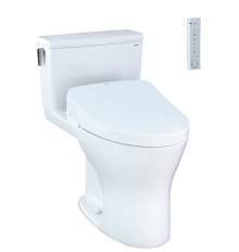 TOTO MW8563046CUMG UltraMax® 1G® WASHLET®+ S500e One-Piece Toilet - 1.0 and 0.8 GPF