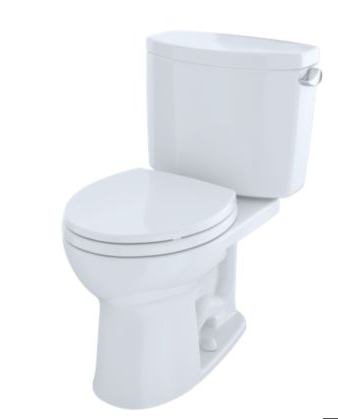 TOTO CST453CEF DRAKE® II TWO-PIECE TOILET, ROUND BOWL, 1.28 GPF