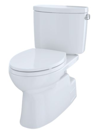 TOTO CST474CEF(R)G VESPIN® II TWO-PIECE TOILET, ELONGATED BOWL - 1.28 GPF