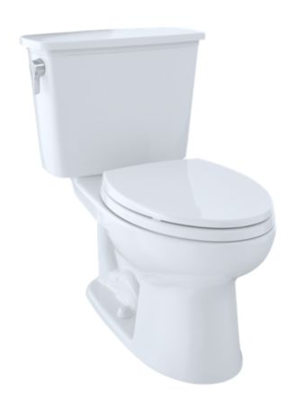 TOTO CST744EL(R)N ECO DRAKE® TRANSITIONAL TWO-PIECE TOILET, 1.28 GPF, ADA COMPLIANT, ELONGATED BOWL