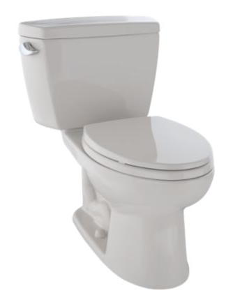 TOTO CST744E(R)N ECO DRAKE® TRANSITIONAL TWO-PIECE TOILET, 1.28 GPF, ELONGATED BOWL