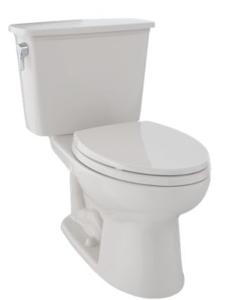 TOTO CST744EL(R)N ECO DRAKE® TRANSITIONAL TWO-PIECE TOILET, 1.28 GPF, ADA COMPLIANT, ELONGATED BOWL