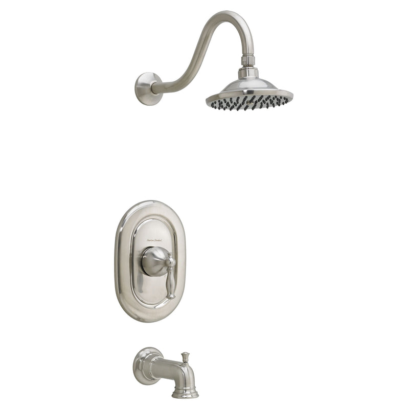 Quentin 2.5 GPM Tub and Shower Trim Kit with Rain Showerhead and Lever Handle