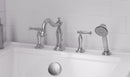 Quentin® Bathtub Faucet With Lever Handles and Personal Shower for Flash® Rough-In Valve