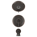 Delancey® 2.5 gpm/9.4 L/min Tub and Shower Trim Kit With 4-Function Showerhead and Lever Handle