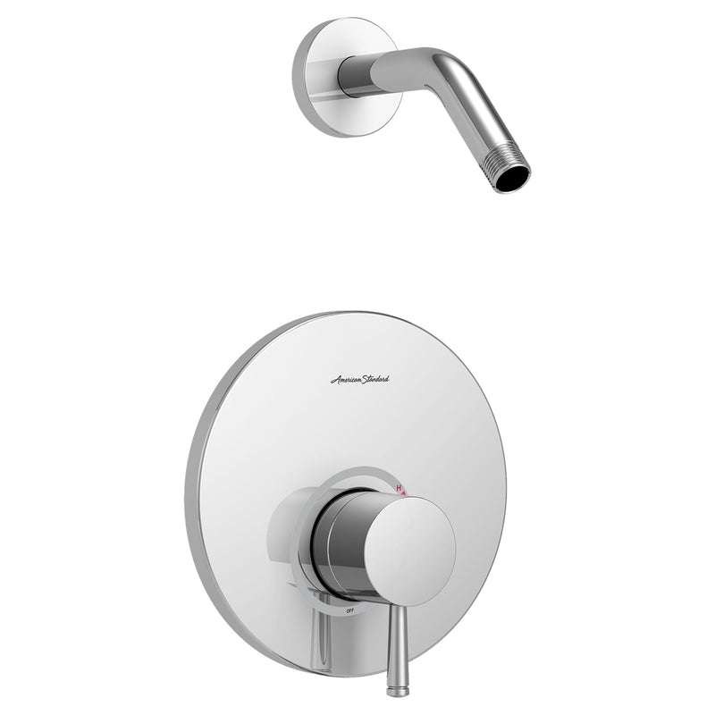 Serin® Shower Trim Kit, Double Ceramic Pressure Balance Cartridge With Lever Handle