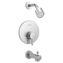Serin® 2.5 gpm/9.5 L/min Shower Trim Kit With 3-Function Shower Head, Double Ceramic Pressure Balance Cartridge With Lever Handle