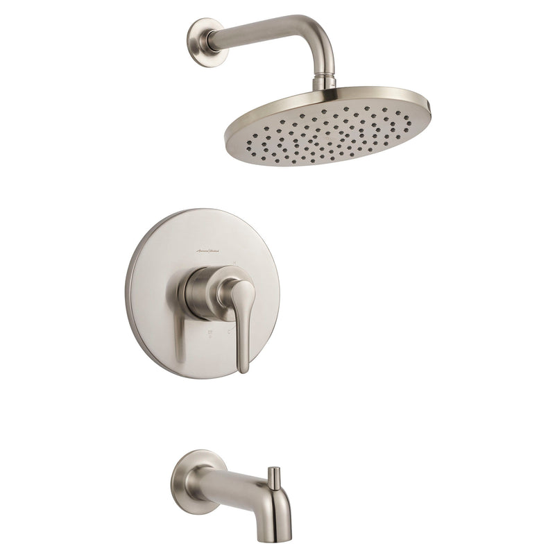 Studio® S 2.5 gpm/9.5 L/min Tub and Shower Trim Kit With Rain Showerhead, Double Ceramic Pressure Balance Cartridge With Lever Handle