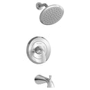 Fluent® 1.8 gpm/6.8 L/min Tub and Shower Trim Kit With Water-Saving Showerhead, Double Ceramic Pressure Balance Cartridge With Lever Handle