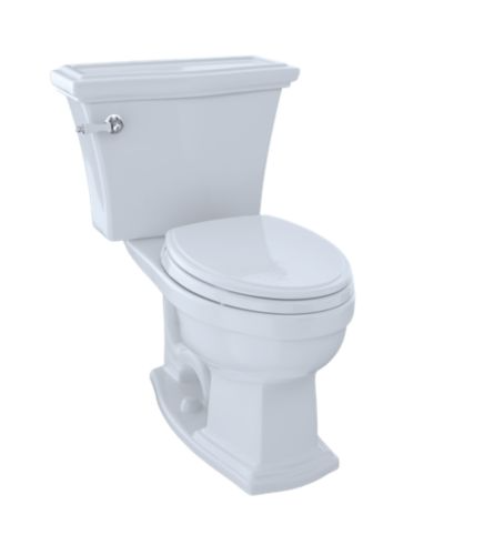 TOTO CST784EF ECO CLAYTON® TWO-PIECE TOILET, 1.28 GPF, ELONGATED BOWL