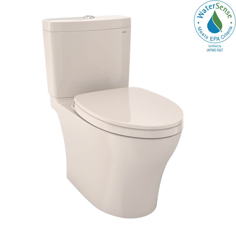 TOTO MS446124CEMFGN AQUIA® IV TWO-PIECES TOILET - 1.28 GPF & 0.9 GPF, UNIVERSAL HEIGHT - WASHLET+ CONNECTION